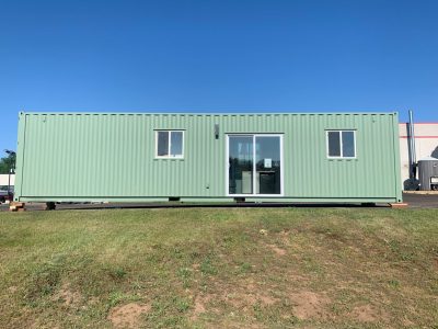 40ft Cabin Container Home With Garage
